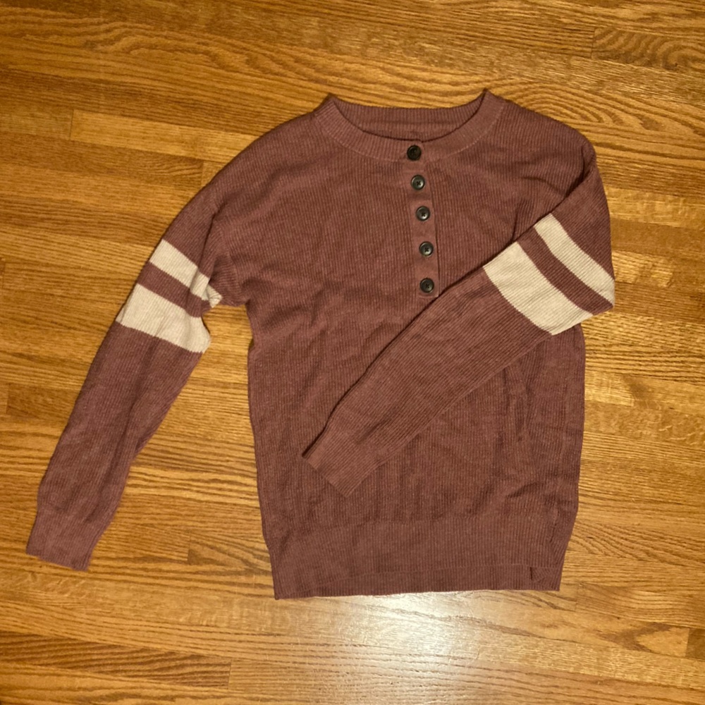 dark pink sweater